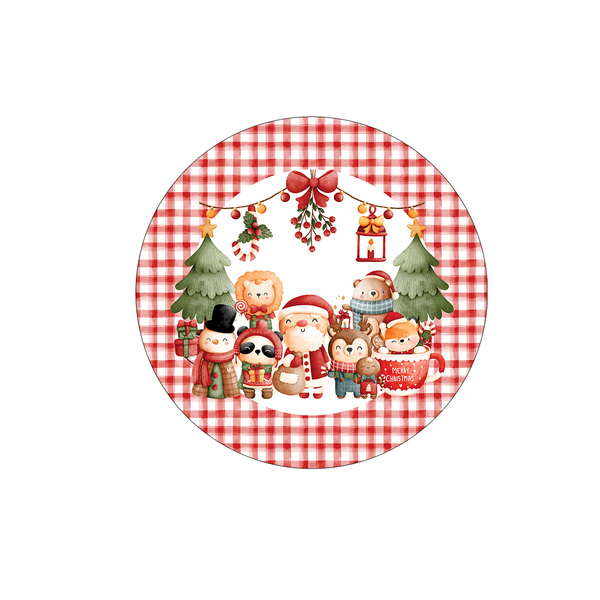 Kit Sousplat Natal Infantil - 1 Peça - Sem Base