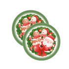 Kit Sousplat Natal Infantil Ii - 2 Peças - Sem Base