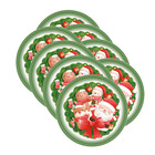 Kit Sousplat Natal Infantil Ii - 8 Peças - Com Base