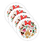 Kit Sousplat Natal Magic - 4 Peças - Sem Base