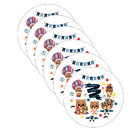 Kit Sousplat Pai Família - 6 Peças - Sem Base