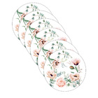 Kit Sousplat Papoulas/rosas - 6 Peças - Com Base