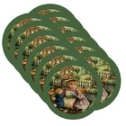 Kit Sousplat Páscoa - 12 Peças - Com Base