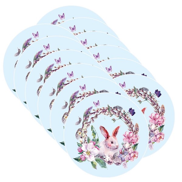 Kit Sousplat Páscoa - 12 Peças - Sem Base