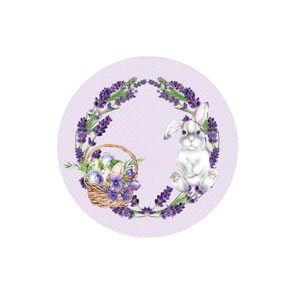 Kit Sousplat Páscoa - 1 Peça - Com Base