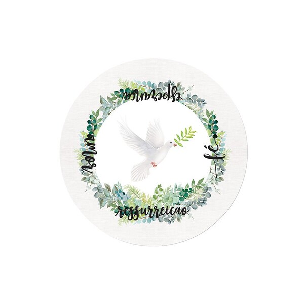 Kit Sousplat Páscoa - 1 Peça - Com Base