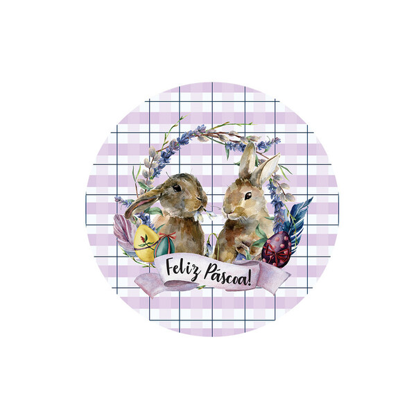 Kit Sousplat Páscoa - 1 Peça - Com Base