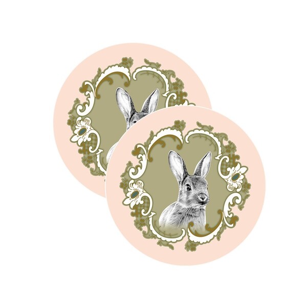 Kit Sousplat Páscoa - 2 Peças - Com Base