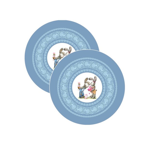 Kit Sousplat Páscoa - 2 Peças - Sem Base