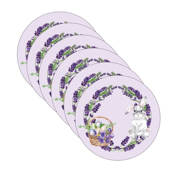 Kit Sousplat Páscoa - 6 Peças - Sem Base