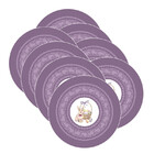 Kit Sousplat Páscoa - 8 Peças - Com Base