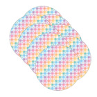 Kit Sousplat Páscoa Arco Íris - 8 Peças - Com Base