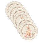 Kit Sousplat Páscoa Cesta De Ovos - 6 Peças - Com Base