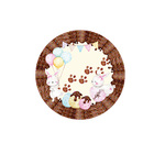 Kit Sousplat Páscoa Chocolate - 1 Peça - Sem Base