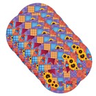 Kit Sousplat Patchwork Girassol - 12 Peças - Sem Base