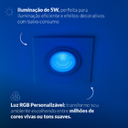 Kit Spot Led Smart Wi-fi 2.4 Ghz Embutir 5w Rgb 110v 220v Qua