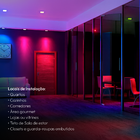 Kit Spot Led Smart Wi-fi 2.4 Ghz Embutir 5w Rgb 110v 220v Qua