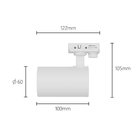 Kit Spot para Trilho com Led 3 em 1 Inspire Branco Bivolt