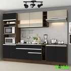 Kit Spot Trilho Eletrificado Direcionável 50cm Preto