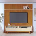 Kit Suporte De Tv E Aparador Evora Cinamomo Off White