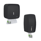 Kit Suporte Papel Toalha + Higiênico Cai Cai Invoq - Preto