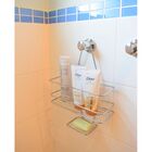 Kit Suporte Para Shampoo Sabonete Toalheiro Duplo 45cm De Box