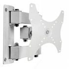 Kit Suporte Para Tv 15 - 43 Com Suporte Receptor Branco