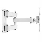 Kit Suporte Para Tv 15 - 43 Com Suporte Receptor Branco