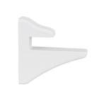 Kit Suporte Plstico para Prateleira Brasforma 8x8x2cm Plstico Branco KTBS-01B