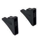 Kit Suporte Plstico para Prateleira Brasforma 8x8x2cm Plstico Preto KTBS-01P