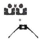 Kit Suporte Universal Fixo De Parede Para Tvs E Suporte Para