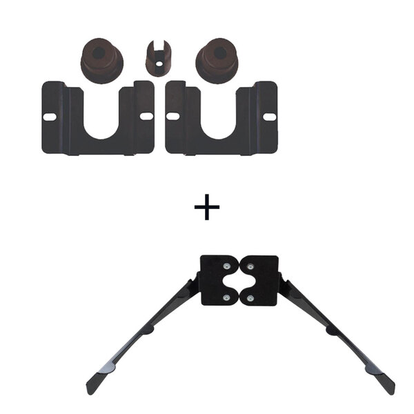 Kit Suporte Universal Fixo De Parede Para Tvs E Suporte Para