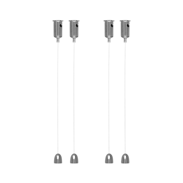 Kit Suspensão Pix Para Fixação Luminária Painel Led Sobrepor