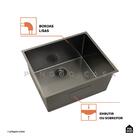 Kit Tanque Aço Inox 304 Pacajás E Tábua De Apoio Pacajás - Pr
