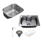 Kit Tanque Aço Inox Atikum E Cuba Para Cozinha Carajás Pingoo