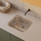 Kit Tanque Aço Inox Atikum E Cuba Para Cozinha Carajás Pingoo