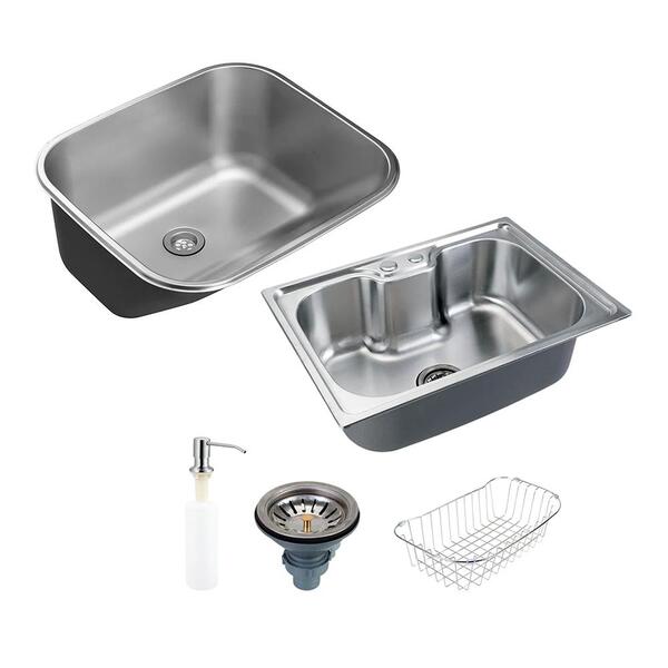 Kit Tanque Aço Inox Atikum E Cuba Para Cozinha Nawa Pingoo.ca