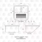 Kit Tanque Aço Inox E Cuba Para Cozinha Carajás Pingoo.casa