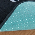 Kit Tapete Banheiro Premium Corujá Bege Guga Tapetes 3 Peças