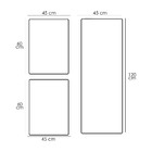 Kit Tapete Cozinha 3 Peças Listras Vermelho Modelo Ouro