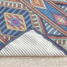 Kit Tapete Cozinha Veludo Fininho 3 Peças Mosaico