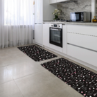 Kit Tapete De Cozinha 2 Peças Arrow With Love Único