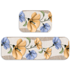 Kit Tapete De Cozinha 2 Peças Beautiful Flowers Único