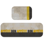 Kit Tapete De Cozinha 2 Peças Bon Appétit Único