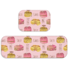 Kit Tapete De Cozinha 2 Peças Cakes Único