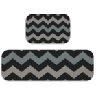 Kit Tapete De Cozinha 2 Peças Chevron Único