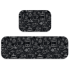 Kit Tapete De Cozinha 2 Peças Clássico Café Único