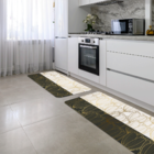 Kit Tapete De Cozinha 2 Peças Flor Premium Único