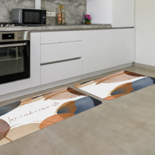 Kit Tapete De Cozinha 2 Peças Lar É Onde O Amor Está Único