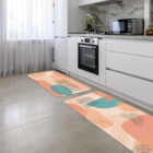 Kit Tapete De Cozinha 2 Peças Rainbow Minimalist Único